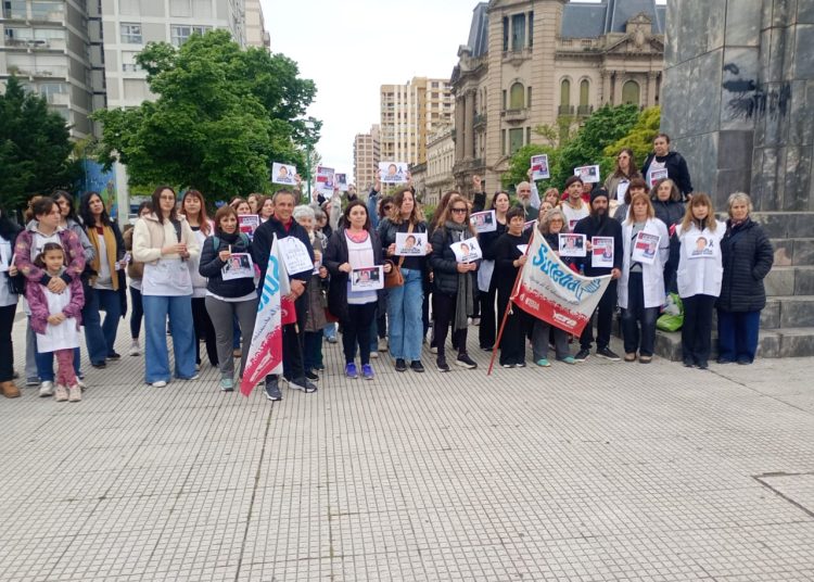 Docentes se movilizaron para reclamar justicia por Nancy Godoy