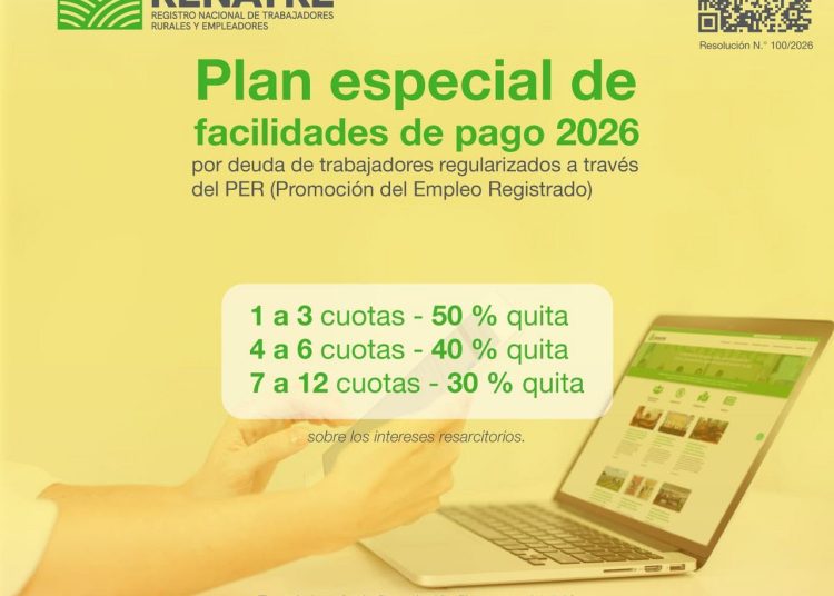 El RENATRE aprobó un plan especial para regularizar deudas de la seguridad social rural